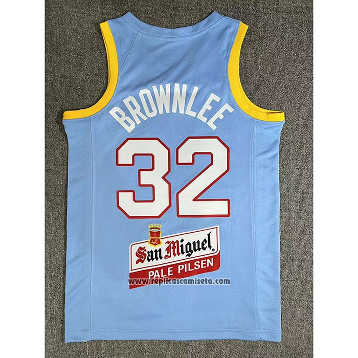 Camiseta Filipino Justin Brownlee #32 Juegos Olimpicos 2024 Azul